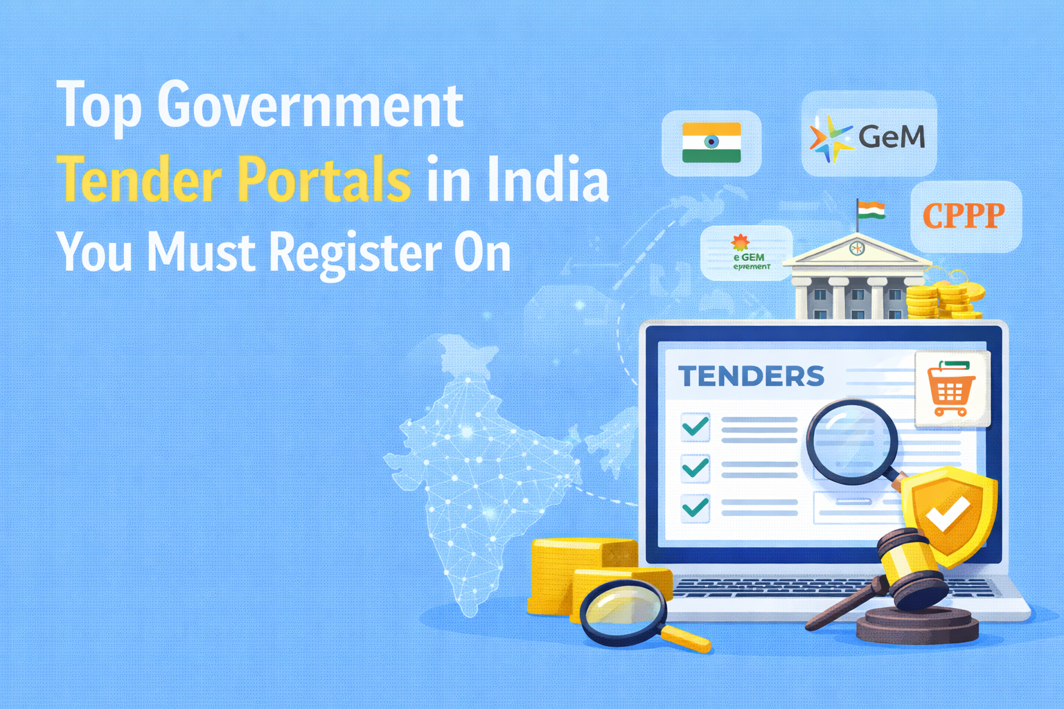 Top Government Tender Portals in India You Must Register On