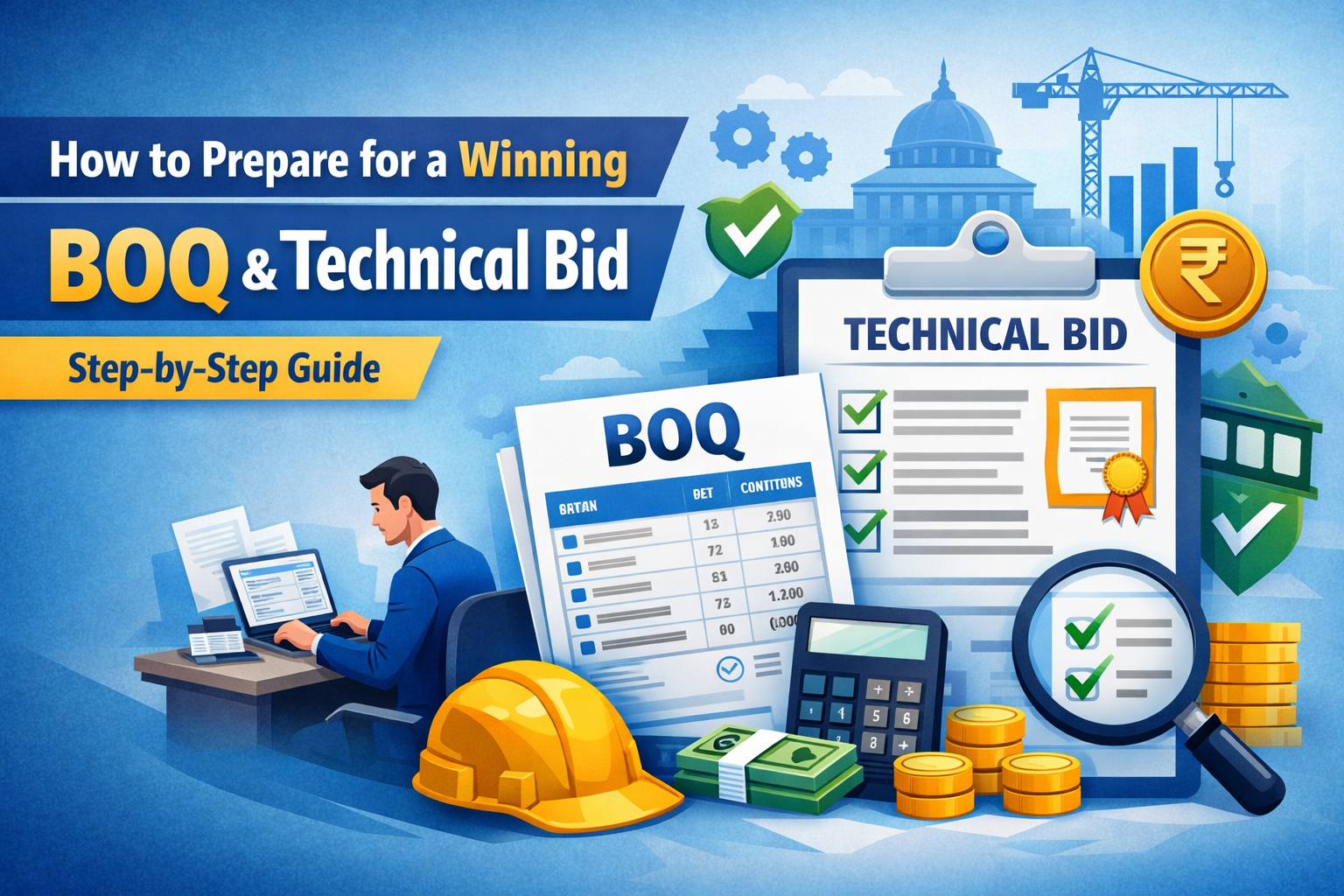 How to Prepare for a Winning BOQ & Technical Bid (Step-by-Step Guide)