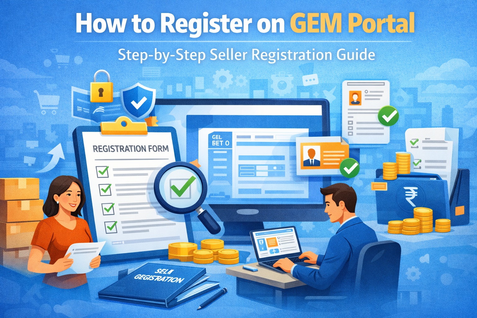 GEM Portal Registration Guide | Step-by-Step Seller Signup