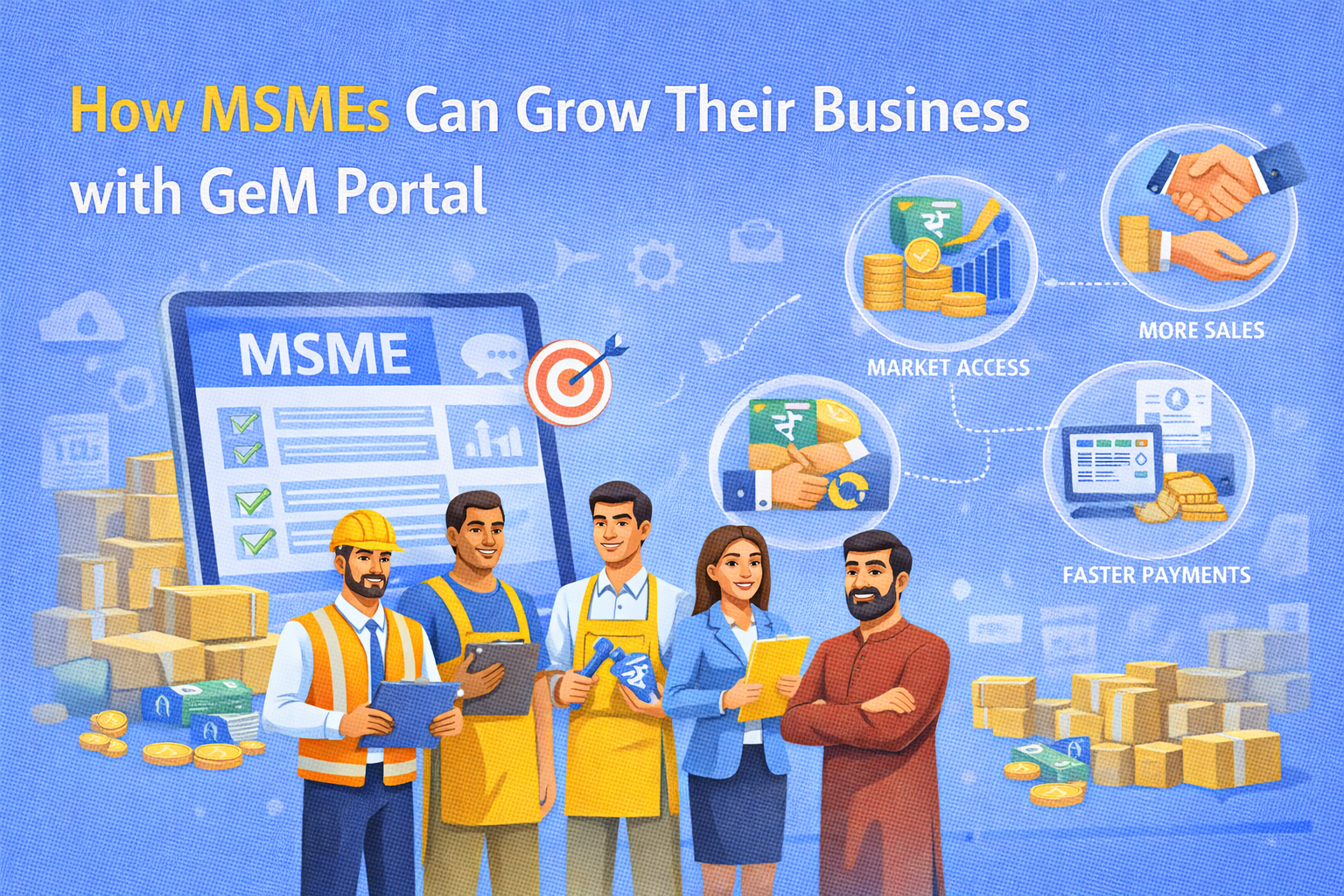 How MSMEs Can Grow Their Business with GeM Portal
