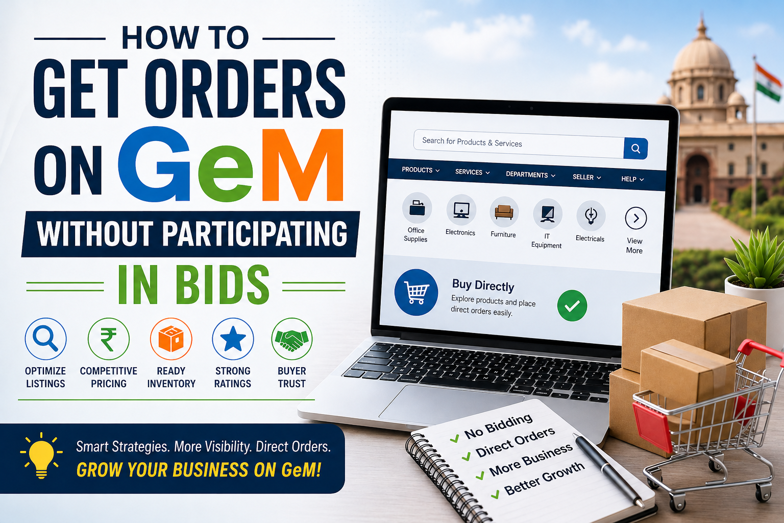 How to Get Orders on GEM without Participating in Bids