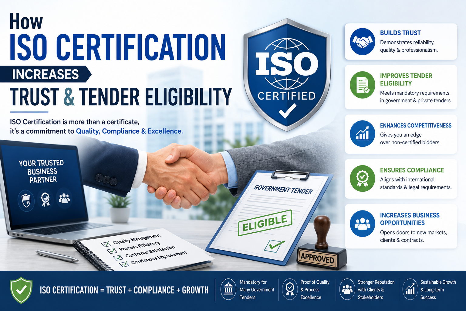 How ISO Certification Increases Trust & Tender Eligibility